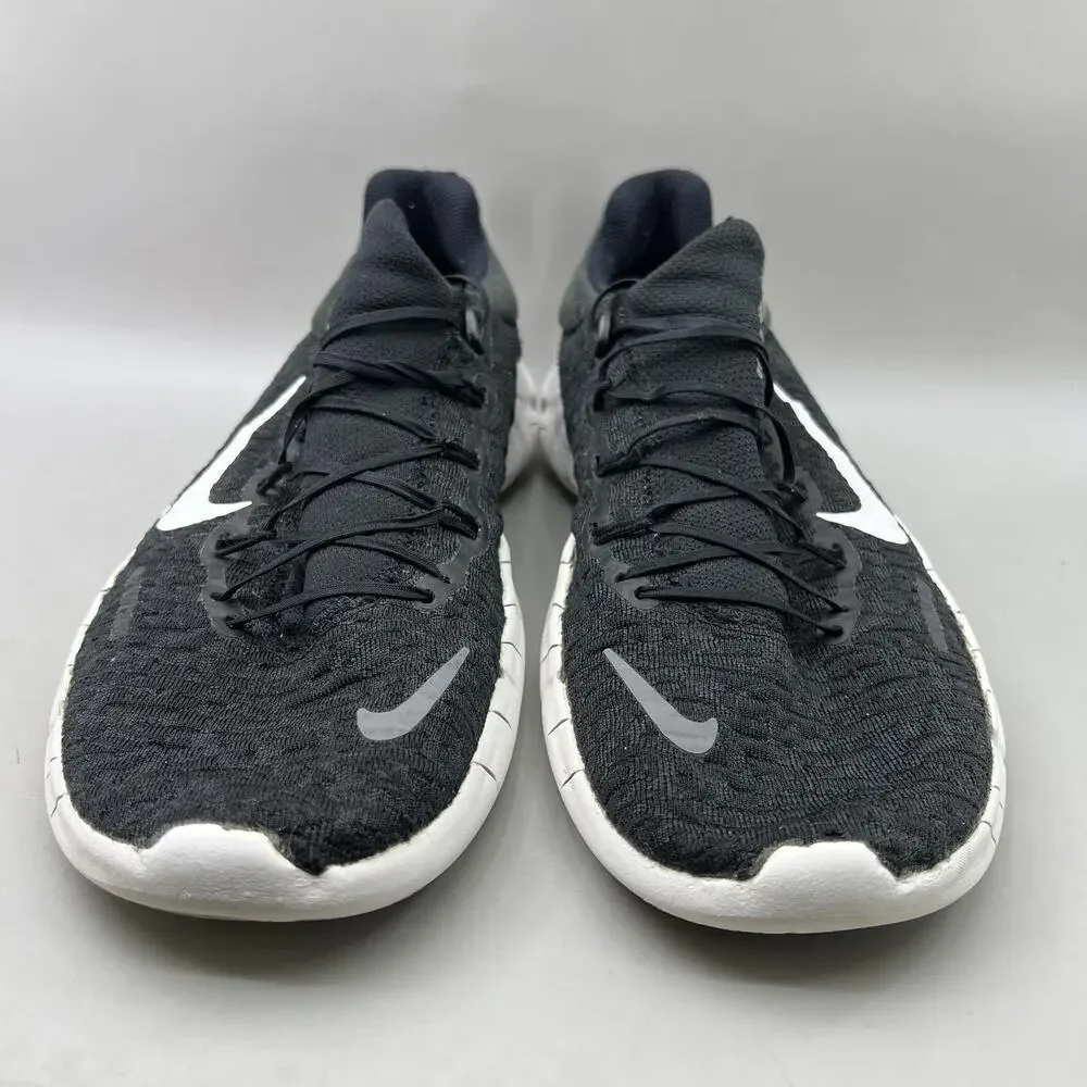 Nike Free Run 5.0 Running Shoes Men Size 12 Black Mesh Comfort Low Sneakers - Picture 2 of 9